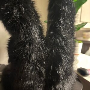Faux Fur Black Boots